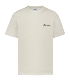 T-Shirt Flâneur Signature Herren Heather Cool Grey 2025