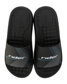Slipper Rider Men Step Slide AD Black/Black/White