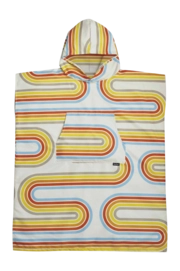 Poncho Pack Towl Changing Poncho Retro Curve