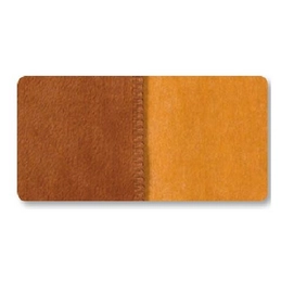Picknickkleed Ibena Sorrento Doubleface Cognac/Geel