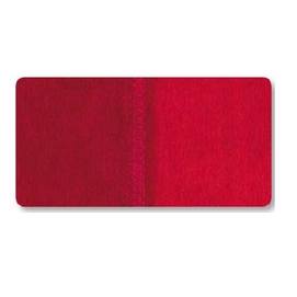 Plaid Uni Ibena Sorrento Doubleface Rouge Foncé/Rouge