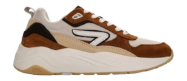 Baskets HUB Women Glide S43 Beige Off White Cognac