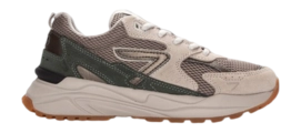 HUB Women Grid S48 Almond Brown Dark Bronze Sage Green