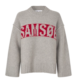 Crew Neck Samsoe Samsoe Sakeiku Samsoe Damen Grey Melange