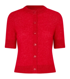 Cardigan Samsoe Samsoe Sanoura SS Damen Haute Red