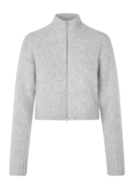 Cardigan Samsoe Samsoe Sajeanne Damen Light Grey Melange