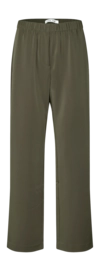 Hose Samsoe Samsoe Hoys Straight Pants Damen Deep Forest