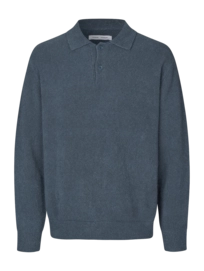 Poloshirt Samsoe Samsoe Sanino Herren Midnight Navy