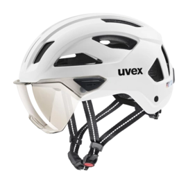 Fietshelm Uvex Unisex Stride Visor White Matt