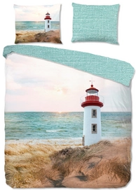 Dekbedovertrek Good Morning Lighthouse Multi Katoen