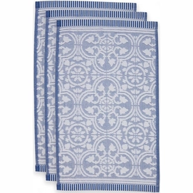 Guest Towel Pip Studio Tile de Pip Blue (Set of 3)
