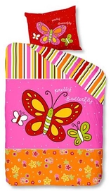 Parure de Lit Good Morning Papillons Coton oud