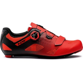 Rennradschuh Northwave Storm Carbon Red Black Herren-Schuhgröße 43