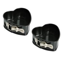 Springvorm Kaiser Heart 2-delig (11 cm)