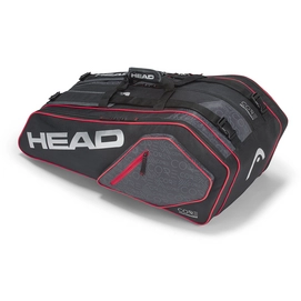 Tennis Bag HEAD CORE 9R Supercombi Black Red