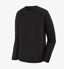 T-Shirt Patagonia Men's Long Sleeve Cap Cool Daily Shirt Black