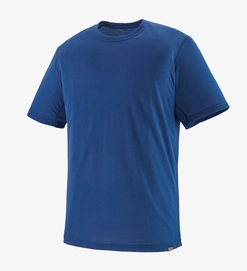 T Shirt Patagonia Men Cap Cool Trail Shirt SS Superior Blue