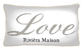 Sierkussen Rivièra Maison Love Sand (30 x 50 cm)