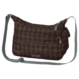 Schultertasche Jack Wolfskin Boomtown Mocca Classic Check