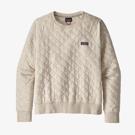 Pullover Patagonia Organic Cotton Quilt Crew Dyno White Damen