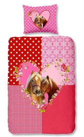 Parure de Lit Good Morning Sweet Horse Coton