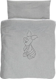 Dekbedovertrek Wishing Pooh Knorretje Grijs Anel Katoen