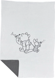 Babydeken Anel Wishing Pooh gebreid Pooh en Knorretje