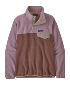 Pull Patagonia Femme LW Synch Snap-T PO Dulse Mauve