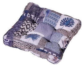 Matraskussen Madison Florance Tropic Blue (47 x 47 cm)
