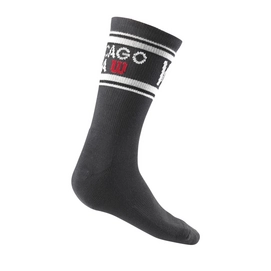 Chaussette de Tennis Wilson Homme Since 1914 Crew Sock Noir Blanc