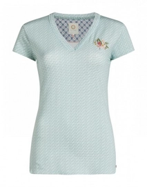 Haut de Pyjama Pip Studio Tobia Stitch SS blue