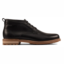 Chaussures Clarks Homme Foxwell Mid Black Leather