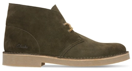 Clarks Men Desert Boot 2 Dark Olive Suede