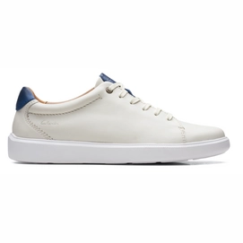 Schnürschuh Clarks Cambro Low White Leather Herren