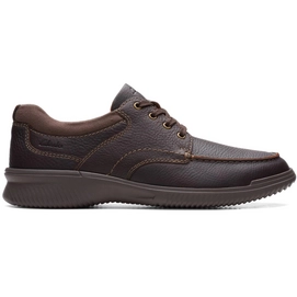 Sneaker Clarks Donaway Edge Brown Leather Herren-Schuhgröße 44