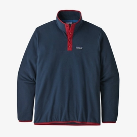 Trui Patagonia Men Micro D Snap T PO New Navy Classic Red