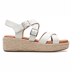 Sandalettes Clarks Femme Kimmei Buckle Off White Combi-Taille 37
