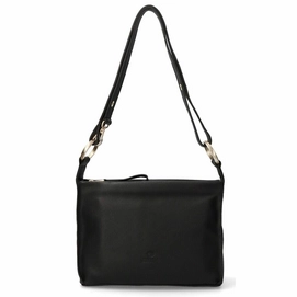 Umhängetasche Fred de la Bretoniere 262010106 Smooth Leather Black Medium