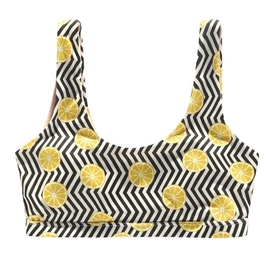 Bikinitop OAS Women Black Lemon Sport