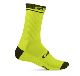 Fietssok Giro Winter Merino Wool Lime Black