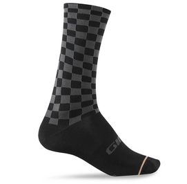 Fietssok Giro Comp High Rise Checkered Peach