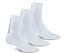 Fietssok Giro HRC Team 3 Pack White Black