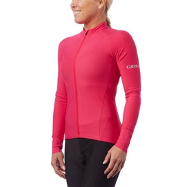 Fietsshirt Giro Women Chrono LS Thermal Pink