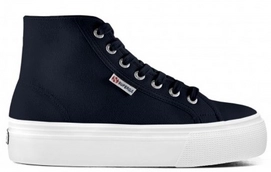 Baskets Superga Women 2705 Hi Top Navy White