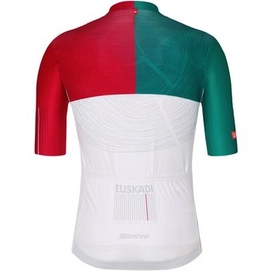 Fietsshirt Santini Unisex C+Rider Shortsleeve Jersey Pais Vasco