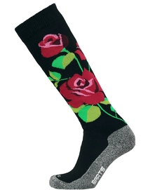 Ski Socks Barts Unisex Skisock Roses Black