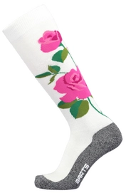 Ski Socks Barts Unisex Skisock Roses White