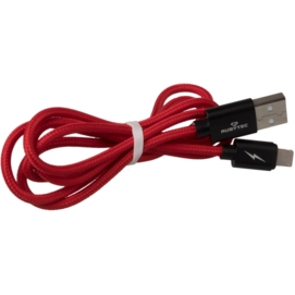Câble de Charge Rubytec Charge Micro USB & Lightning Rood 1 m