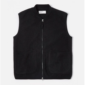 Gilet Universal Works Men Zip Black