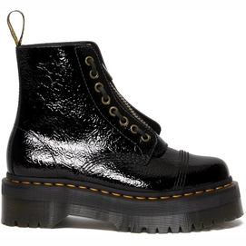 Dr. Martens Women Sinclair Black Distressed Patent